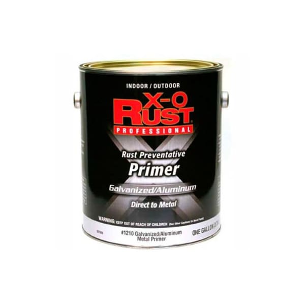 General Paint X-O Rust Anti-Rust Enamel, Galvanized & Aluminum Primer, White, Gallon - 801969 801969 - main